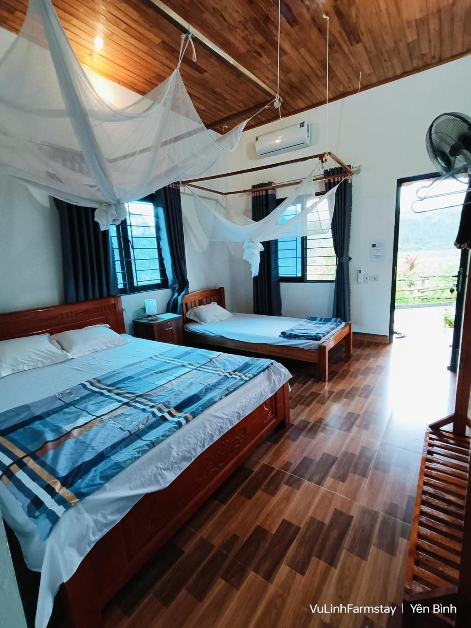 Giangtien Homestay-Vulinh Farmstay-Bungalow Yen Binh Exterior foto